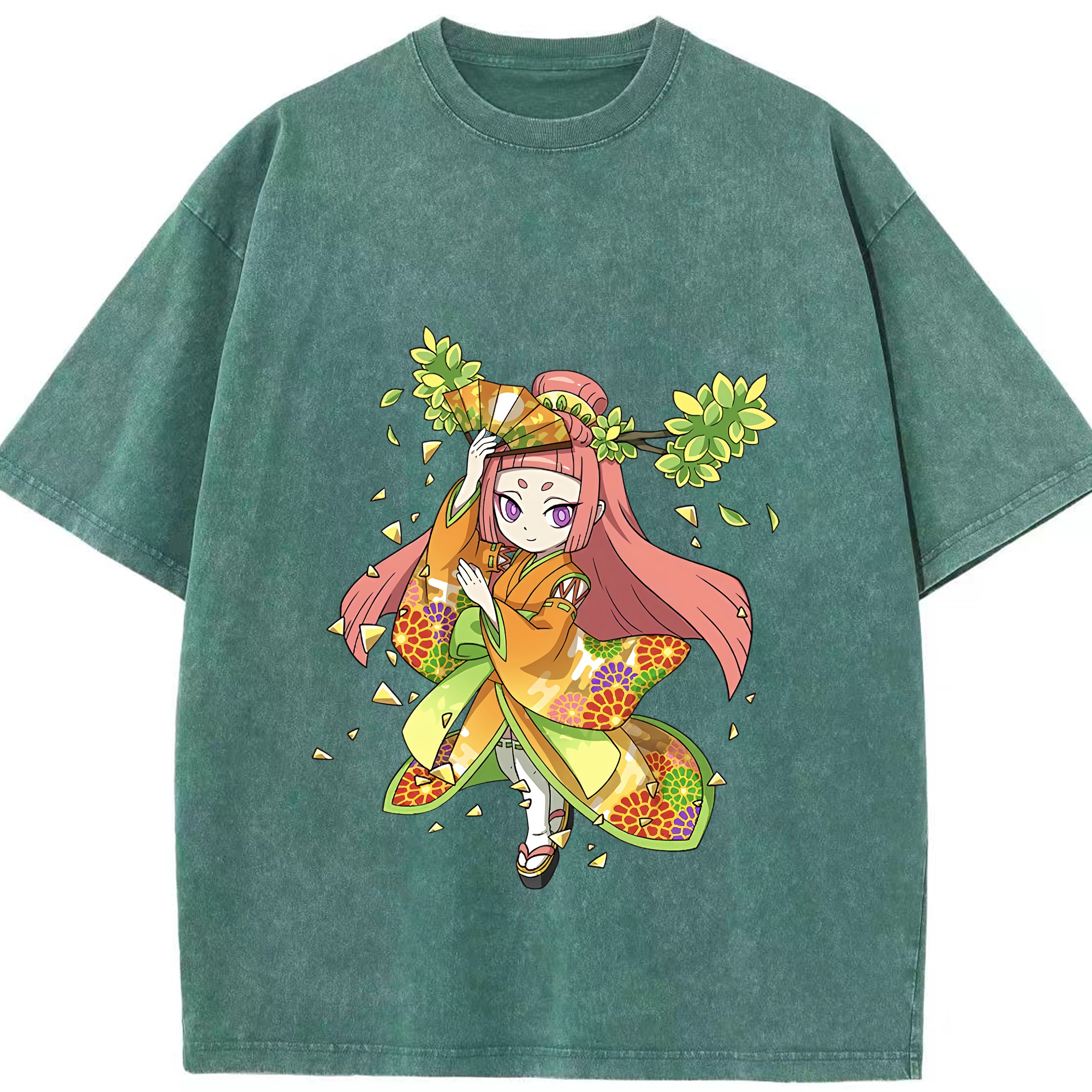 （画像用） 妖怪ウォッチ Yo-kai Watch 綿100% ヴィンテージ風 半袖Tシャツ（フロントプリント）